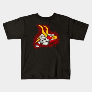 King of Red Lions Splatter Kids T-Shirt